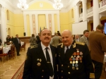 Капитан 2 ранга Шевцов М.И. (справа) с капитаном 1 ранга Колесниченко В.В., 81 г.в.